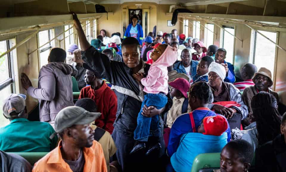Commuters travel to Bulawayo