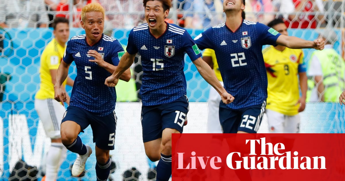 ライブブログ 日本 2 1 コロンビア Football The Guardian ライブブログ 日本 2 1 コロンビア Football The Guardian