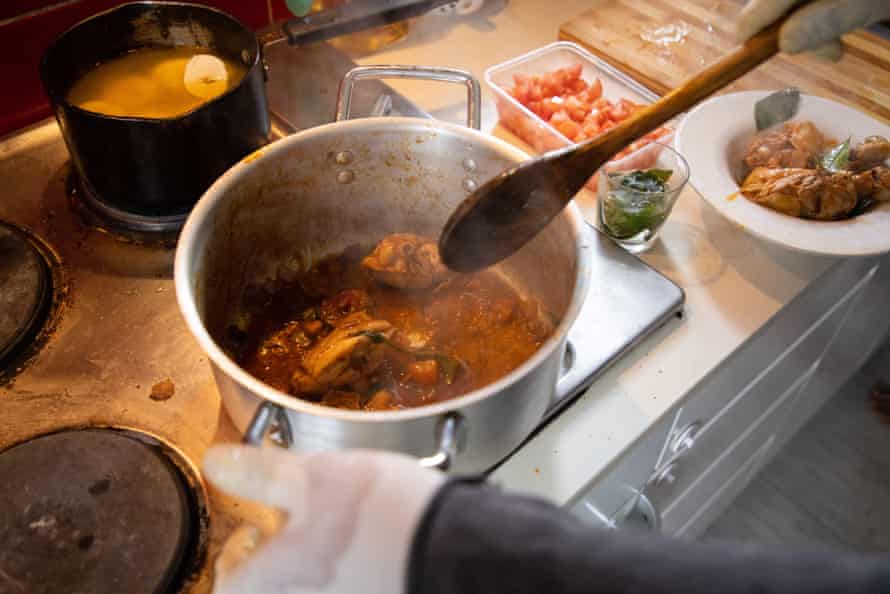 Cooking at Curry House, Greenacre