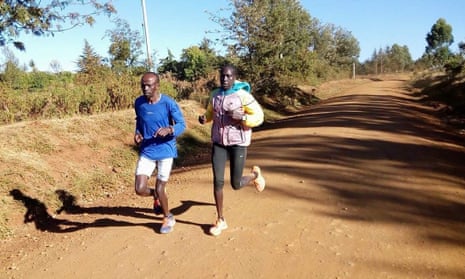 Francis and Risper training in Kenya