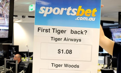 Sportsbet novelty odds offering $1.08 if Tiger Airways returned before Tiger Woods