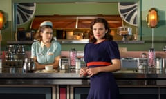 ABC's "Marvel's Agent Carter - Season One<br>MARVEL'S AGENT CARTER - ABC's "Marvel's Agent Carter" stars Lyndsy Fonseca as Angie Martinelli and Hayley Atwell as Agent Peggy Carter. (Photo by Bob D'Amico/ABC via Getty Images)