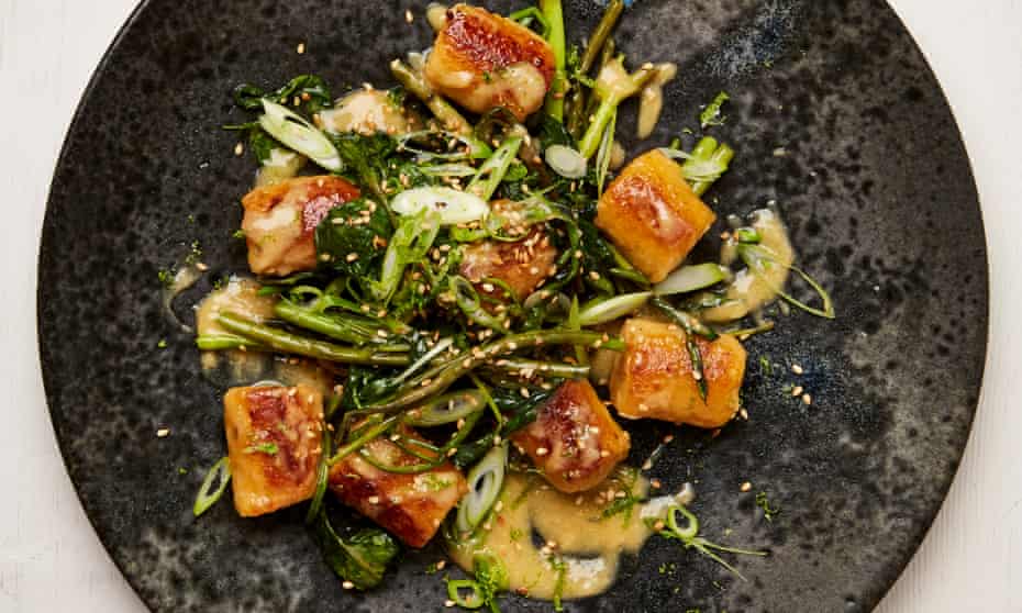 Yotam Ottolenghi Swede gnocchi with miso butter and morning glory