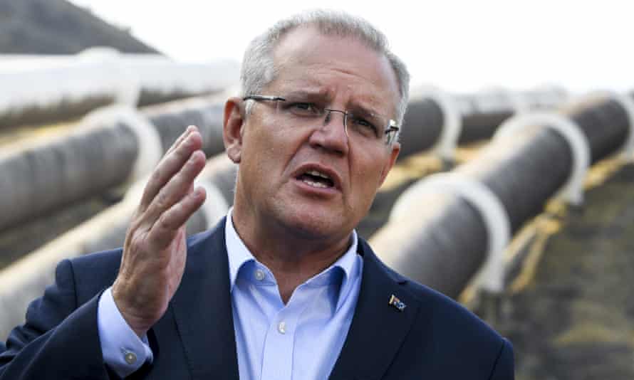 Australian prime minister Scott Morrison