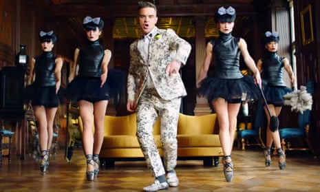 Robbie Williams’s video for Party Like a Russian - ‘a tongue-in-cheek response to the notorious excesses of the Russian elite’.