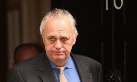 Lord Malloch-Brown leaves Number 10 after attending a cabinet meeting in 2008
