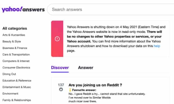 How Is Babby Formed Rip Yahoo Answers Your Eccentricity Will Be Missed Joanne Mcneil The Guardian How Is Babby Formed Rip Yahoo Answers Your Eccentricity Will Be Missed Joanne Mcneil The Guardian