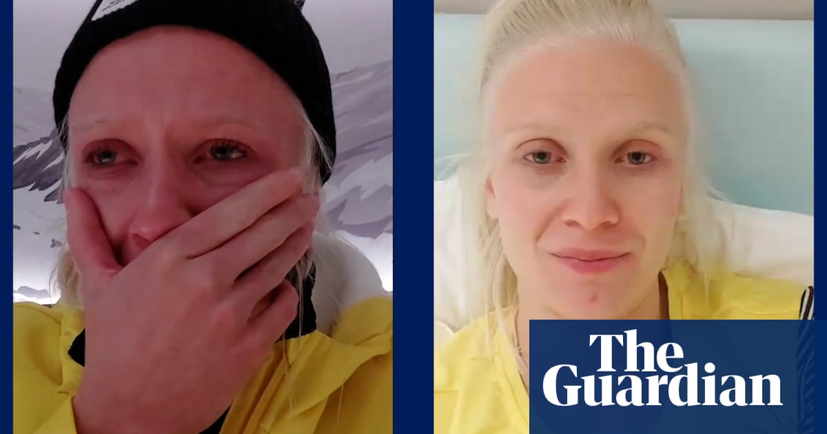 Olympic skeleton racer Kim Meylemans freed from Beijing isolation after tearful plea – video