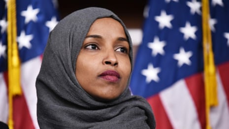 Ilhan Omar: congresswoman receives death threats after Trump 9/11 tweet – video report