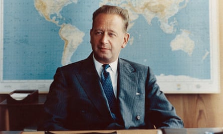 Dag Hammarskjöld was on a mission to try to broker peace in Congo when he died in 1961.