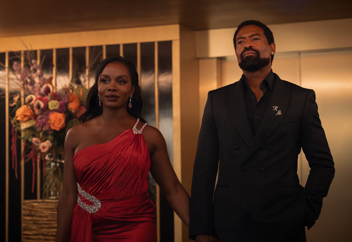 Deborah Ayorinde as Joy with Nicholas Pinnock as Kingsley in Fightland.