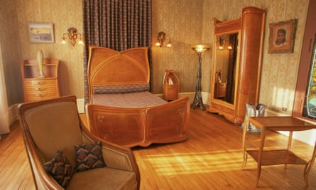 Bedroom furniture designed by Louis Majorelle.