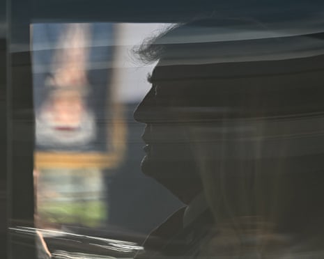 President Donald Trump and first lady Melania Trump in Washington DC.