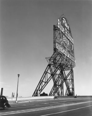 Untitled, Pabst Blue Ribbon Sign, Chicago, ca. 1946