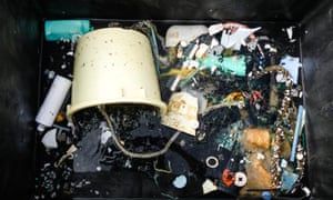 Plastic samples collected from the Great Pacific garbage patch.