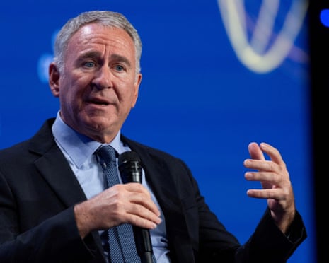 a man speaks into a microphone