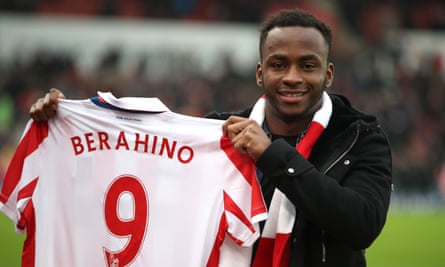 Saido Berahino was Stoke’s only major signing in January.