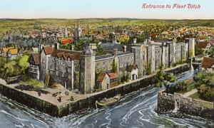 Image of how the Fleet ditch, London, would once have looked