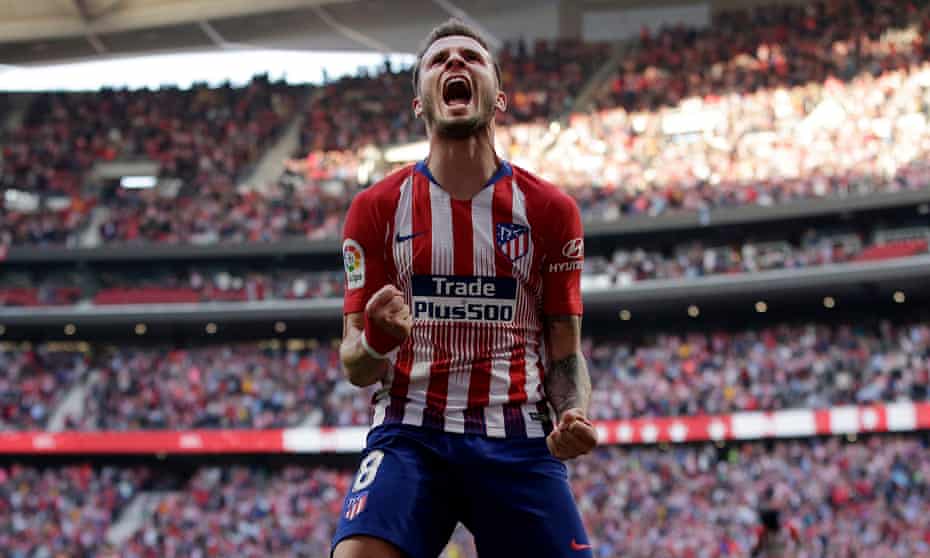 Atlético Madrid’s Saúl Ñíguez.