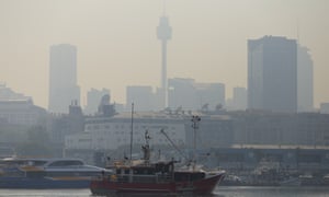 sương mù trên Sydney