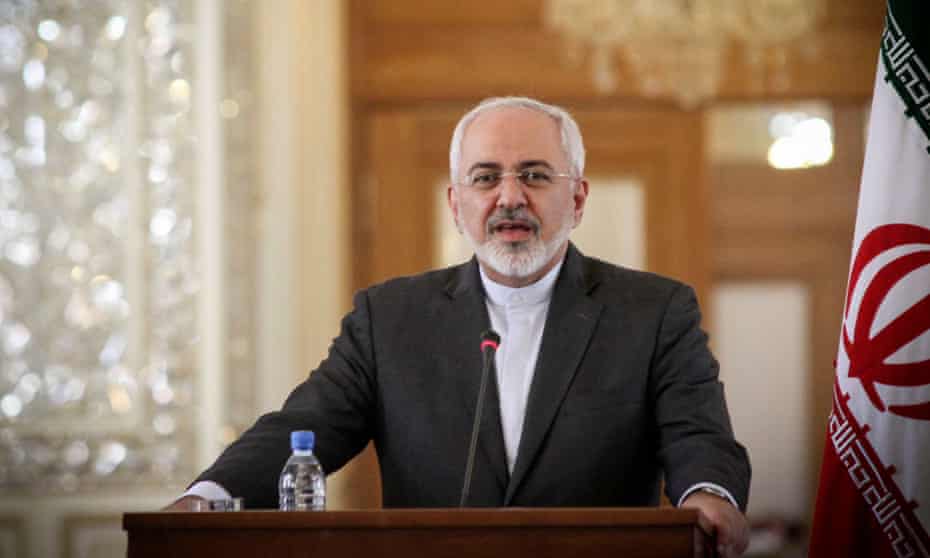 The Iranian foreign minister, Mohammad Javad Zarif.