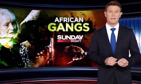 Reporter Alex Cullen presents a story about Melbourne’s ‘African gangs’ crisis, which screened on Channel Seven’s Sunday Night program and was described as ‘fear mongering’