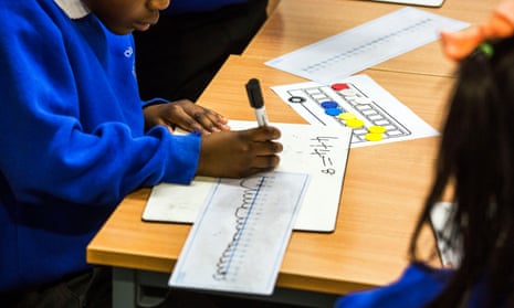 Children at a primary school in London