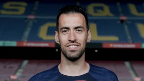 'An unforgettable journey': Sergio Busquets says farewell to Barcelona after 18 years – video