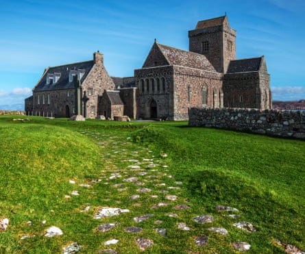 Path leading to ancient church