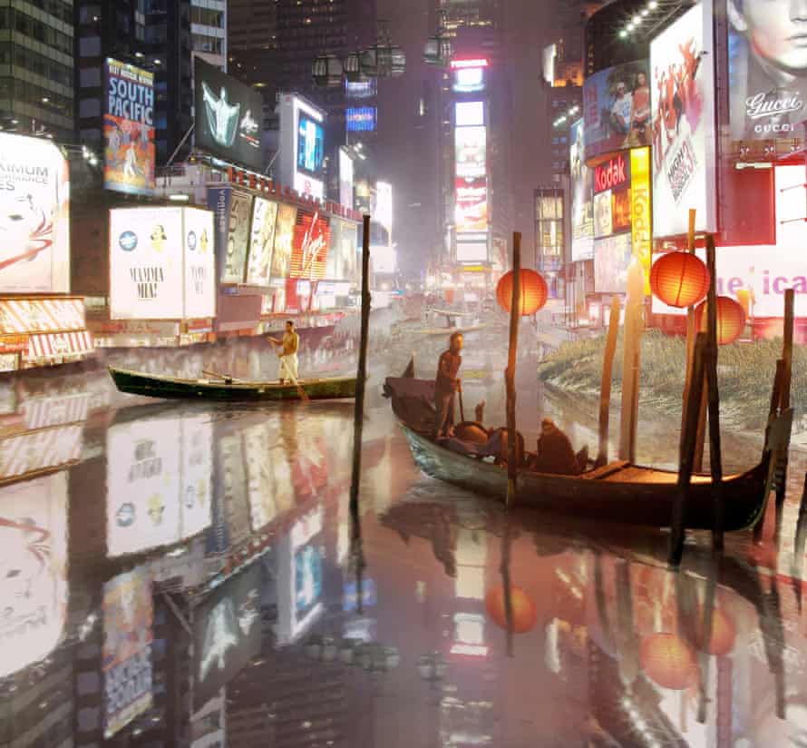 Aqualta by Studio Lindfors illustrates New York adapting to rising waters.