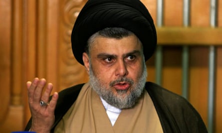 The Iraqi cleric Moqtada al-Sadr.