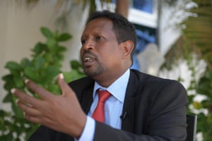 Abdirahman Omar Osman, the Somali government’s minister of information