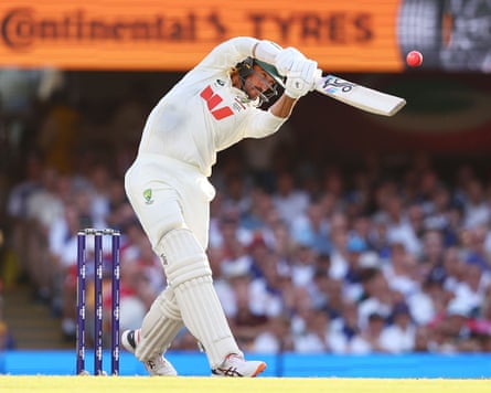 Australia’s Mitchell Starc driving