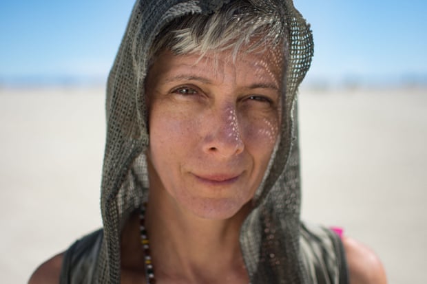Laura Diamond, whose ashes were interred at Burning Man on Sunday.