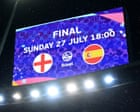 Euro 2025 final buildup, latest transfer updates and more: football news – live