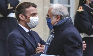 Macron welcomes the OECD’s Angel Gurría for a working lunch