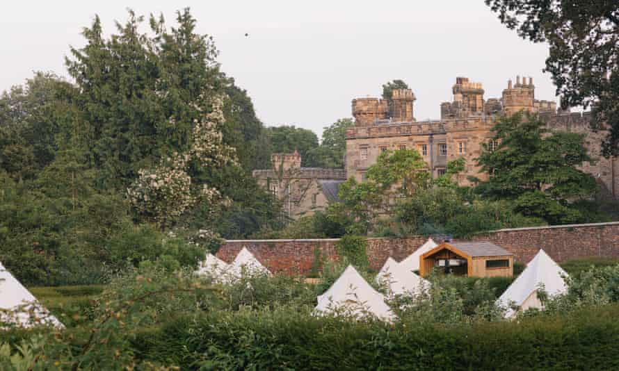 The walled garden at Summer Camp.