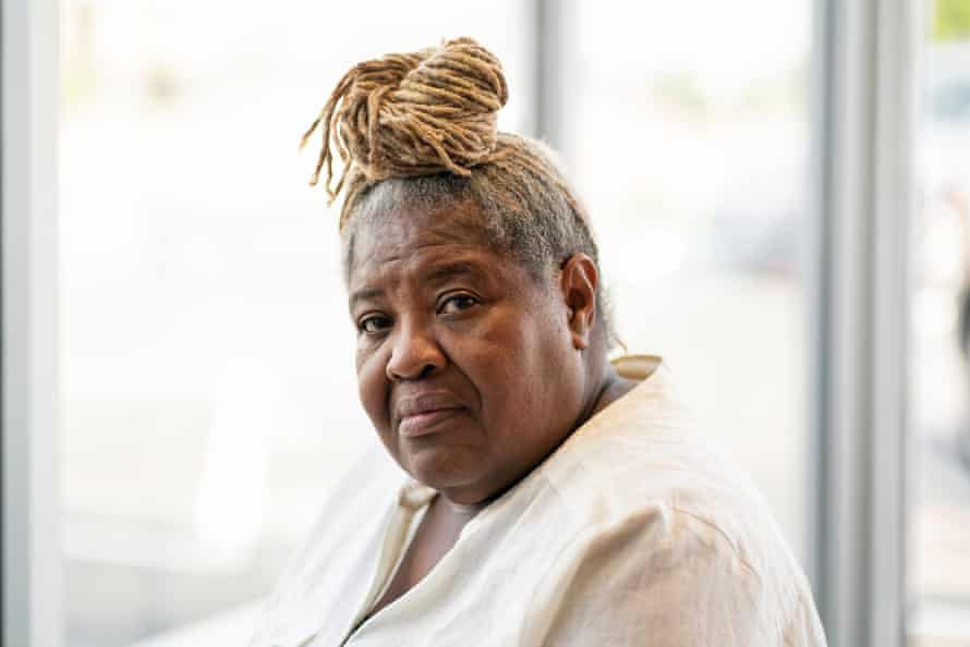 Mary Norwood, grandmother of 7-year-old Xavier Usanga, poses for a portrait in Creve Coeur, Mo., on Thursday, Sept. 12, 2019. Her grandson was outside his home in the Hyde Park neighborhood when he was killed by gunfire in August. At least 13 children have died of gunshot wounds in St. Louis city this year, and six children in St. Louis Country have been killed by gunfire.