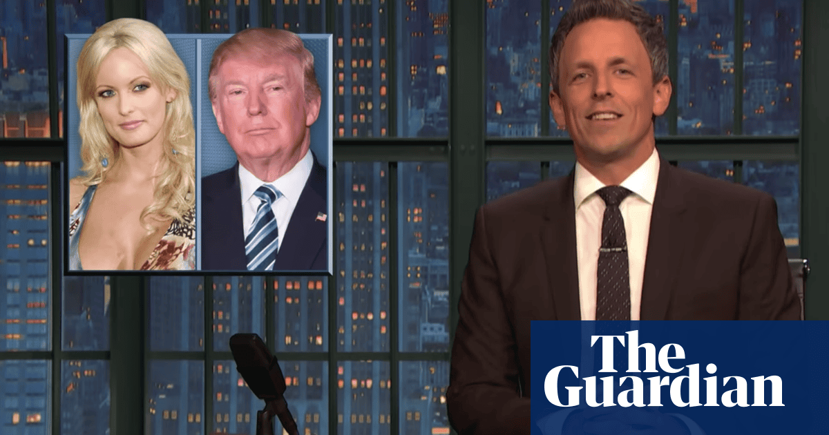Seth Meyers on Trump and Toad: 'My head's not in the gutter, the news is' | Culture | The Guardian