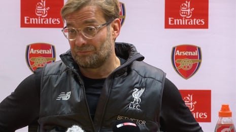 Klopp says Liverpool 'more angry than sad or disappointed' after wild draw with Arsenal - video
