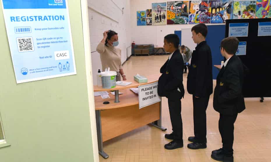 English schools struggle to cope as Covid wreaks havoc | Coronavirus | The  Guardian