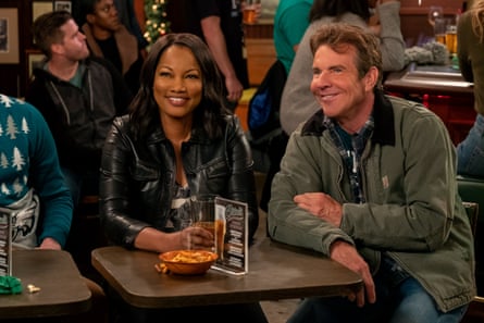 With Garcelle Beauvais in the new Netflix show Merry Happy Whatever.