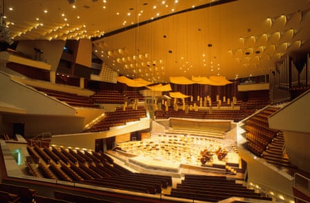The striking ‘vineyard’ design of Berlin’s Philharmonie, which has some of the best acoustics in Europe.