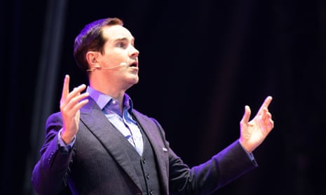 Jimmy Carr performing in Newcastle in 2020.