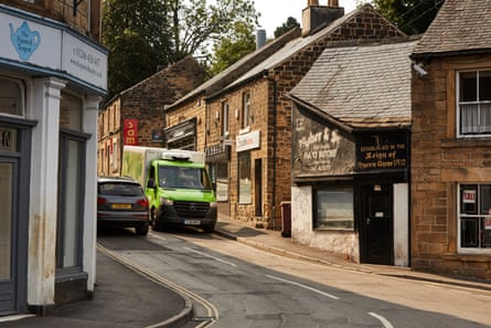 Dronfield high street in August 2020