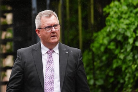 File photo of former DUP leader Jeffrey Donaldson