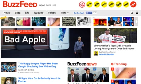 BuzzFeed is to split into news and entertainment units