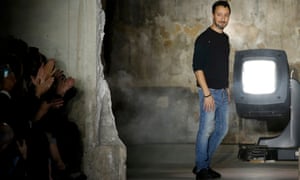 Anthony Vaccarello in Paris, September 2016.