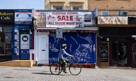 A closed shop in Camden, London