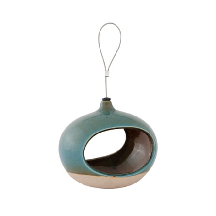 Stylish, modernist-looking bird feeder